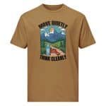 Unisex fine jersey tee - Move Quietly - Image 8