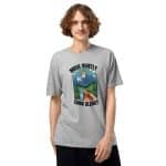 Unisex fine jersey tee - Move Quietly - Image 23