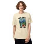 Unisex fine jersey tee - Move Quietly - Image 6