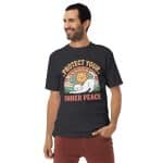 Men’s premium heavyweight tee - Protect Your Inner Peace - Image 7