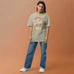 Oversized faded t-shirt - Cake Is Always A Good Idea - Image 15