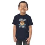 Toddler jersey t-shirt - Just A Boy Who Loves Otters - Image 7