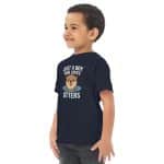 Toddler jersey t-shirt - Just A Boy Who Loves Otters - Image 9