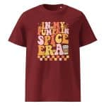 Unisex organic ribbed neck t-shirt - In My Pumpkin Spice Era - Image 21
