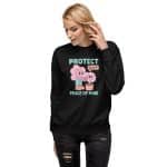 Unisex Premium Sweatshirt - Protect Your Peace Of Mind - Image 4