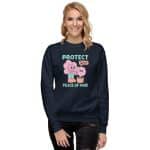 Unisex Premium Sweatshirt - Protect Your Peace Of Mind - Image 5