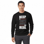 Unisex Premium Sweatshirt in charcoal heather with ribbed crew neck, soft fleece, and contemporary streetwear style.