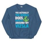 Unisex Sweatshirt - Yes Actually The World Does Revolve - Image 17