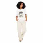 Unisex organic ribbed neck t-shirt - Nothing Matter More Than You - Image 10