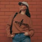 Premium heavyweight long sleeve shirt - No Excuses - Image 5