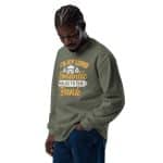 Premium heavyweight long sleeve shirt - I Enjoy Long Romantic Walks To The Bank - Image 14