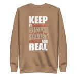 Unisex Premium Sweatshirt - Keep It Simple - Image 18