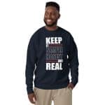 Unisex Premium Sweatshirt - Keep It Simple - Image 5