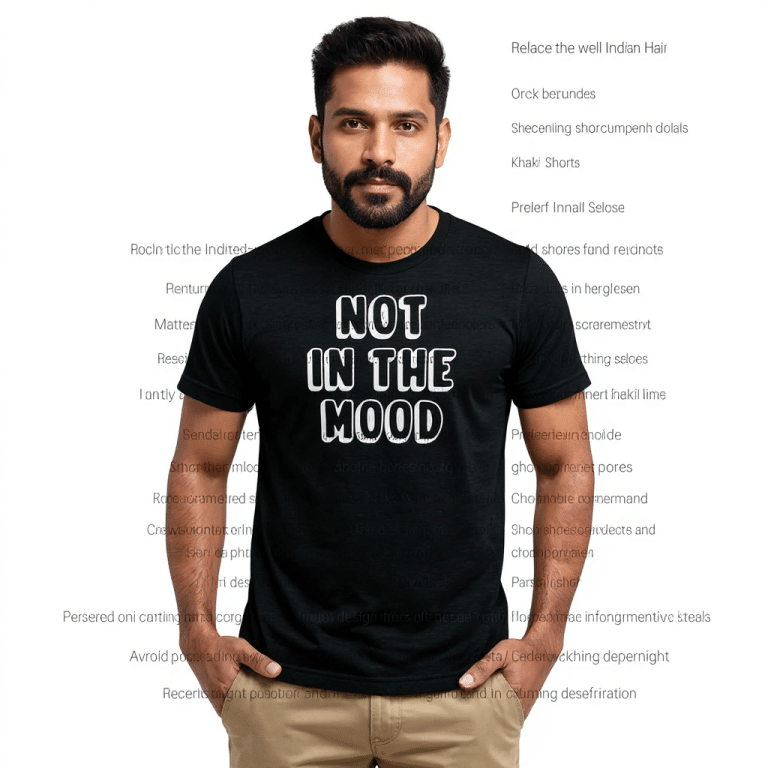 Short sleeve vintage-style t-shirt in heather grey, featuring a "Not In The Mood" graphic, tri-blend fabric for durability.