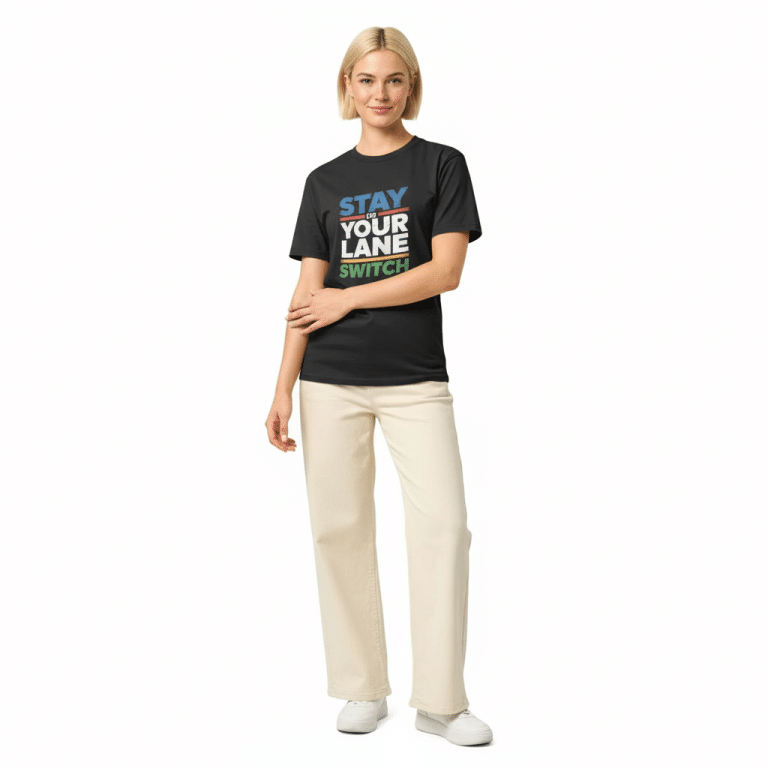 Unisex vintage-style garment dyed t-shirt in soft organic cotton, featuring a relaxed fit and ribbed collar for casual wear.