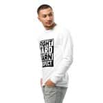 Garment-dyed heavyweight long-sleeve shirt - Fight Hard Earn Respect - Image 5