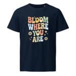 Unisex organic mid-light t-shirt -Bloom Where You Are - Image 5