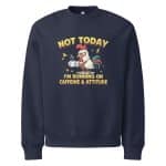 Oversized heavyweight sweatshirt - Not Today - Image 15