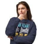 Premium heavyweight long sleeve shirt - No Fear No Limits - Image 9