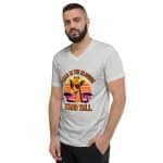 Unisex Short Sleeve V-Neck T-Shirt - Head In The Clouds - Image 11