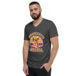 Unisex Short Sleeve V-Neck T-Shirt - Head In The Clouds - Image 10