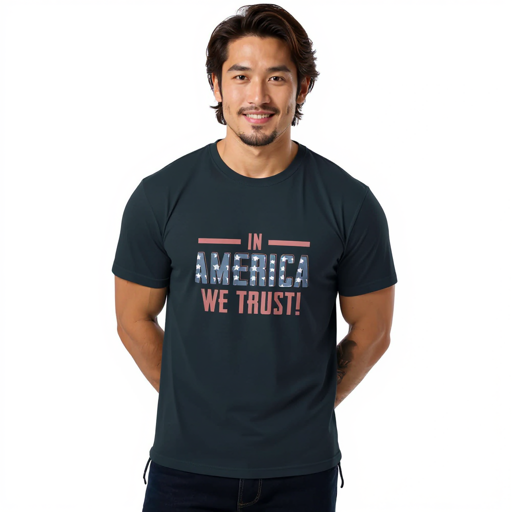 Short Sleeve T-shirt -In America We Trust - Image 1
