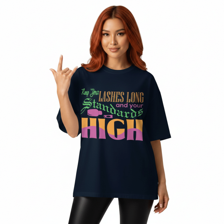 Unisex organic oversized high neck t-shirt in soft green, featuring dropped shoulders and wide collar, perfect for streetwear.