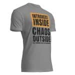 Unisex Fitted T-Shirt - Next Level 6210 - Introvert Inside Chaos Outside - Image 22