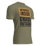 Unisex Fitted T-Shirt - Next Level 6210 - Introvert Inside Chaos Outside - Image 19