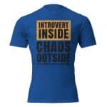 Unisex Fitted T-Shirt - Next Level 6210 - Introvert Inside Chaos Outside - Image 11