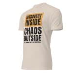 Unisex Fitted T-Shirt - Next Level 6210 - Introvert Inside Chaos Outside - Image 30
