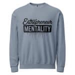 Unisex garment-dyed fleece crewneck sweatshirt -Entrepreneur Mentality - Image 23