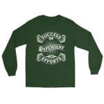 Men’s Long Sleeve Shirt - Success Is Dependent On Efforts - Image 12