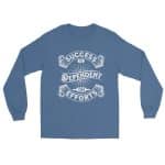 Men’s Long Sleeve Shirt - Success Is Dependent On Efforts - Image 14