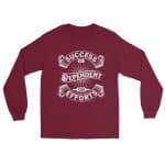 Men’s Long Sleeve Shirt - Success Is Dependent On Efforts - Image 11