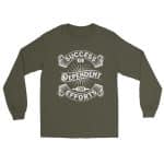 Men’s Long Sleeve Shirt - Success Is Dependent On Efforts - Image 13