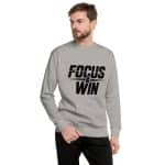 Unisex Premium Sweatshirt - Focus And Win - Image 8