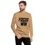 Unisex Premium Sweatshirt - Focus And Win - Image 6