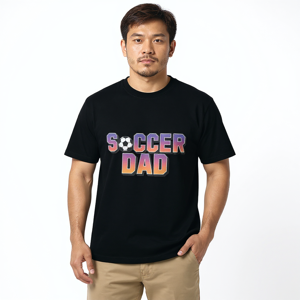 Mens_premium_heavyweight_tee_-_Soccer_Dad_realmodel_20260621_141631 Men’s premium heavyweight tee - Soccer Dad - Image 1