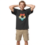 Oversized faded t-shirt - Soccer Player - Image 3