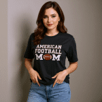 Unisex Fitted T-Shirt - Next Level 6210 - American Football Mom