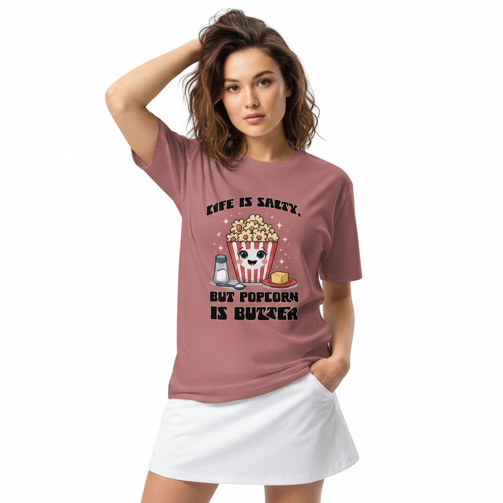 Unisex Fitted T-Shirt - Next Level 6210 - Life Is Salty - Image 3
