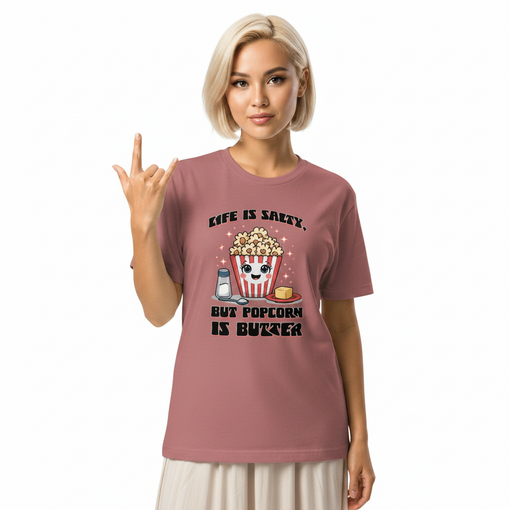 Unisex Fitted T-Shirt - Next Level 6210 - Life Is Salty - Image 2