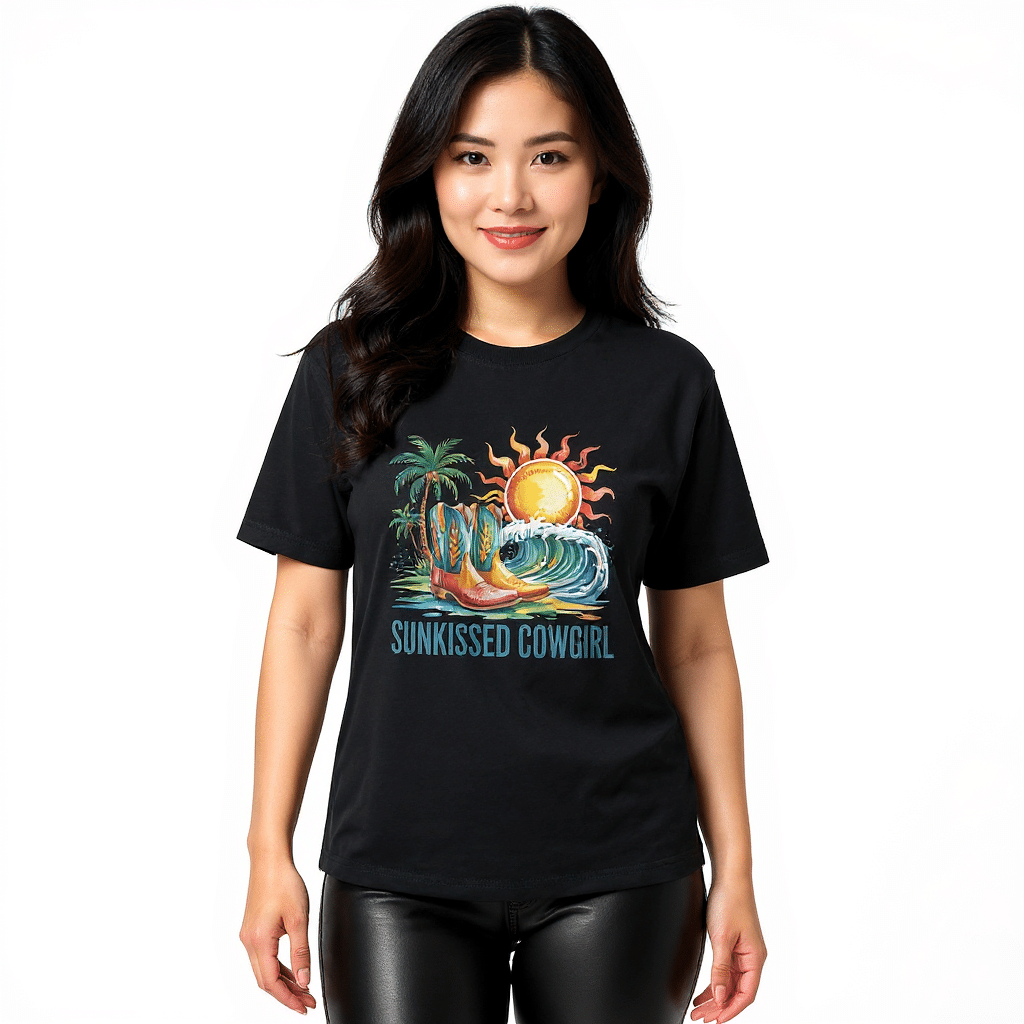 Next Level Apparel 6210 unisex fitted t-shirt in Sunkisseed Cowgirl, crew neck, cotton-poly blend, lightweight, modern casual style.