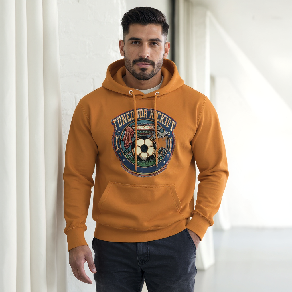 Unisex_Hoodie_-_Turned_For_Kickoff_realmodel_20260619_053727 Unisex Hoodie - Turned For Kickoff - Image 1