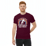 Unisex classic tee - Don't Make Me Use My Football Dad Voice - Image 4