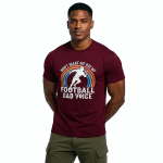 Unisex classic tee - Don't Make Me Use My Football Dad Voice - Image 3