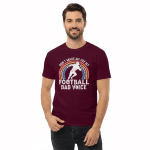 Unisex classic tee - Don't Make Me Use My Football Dad Voice - Image 2