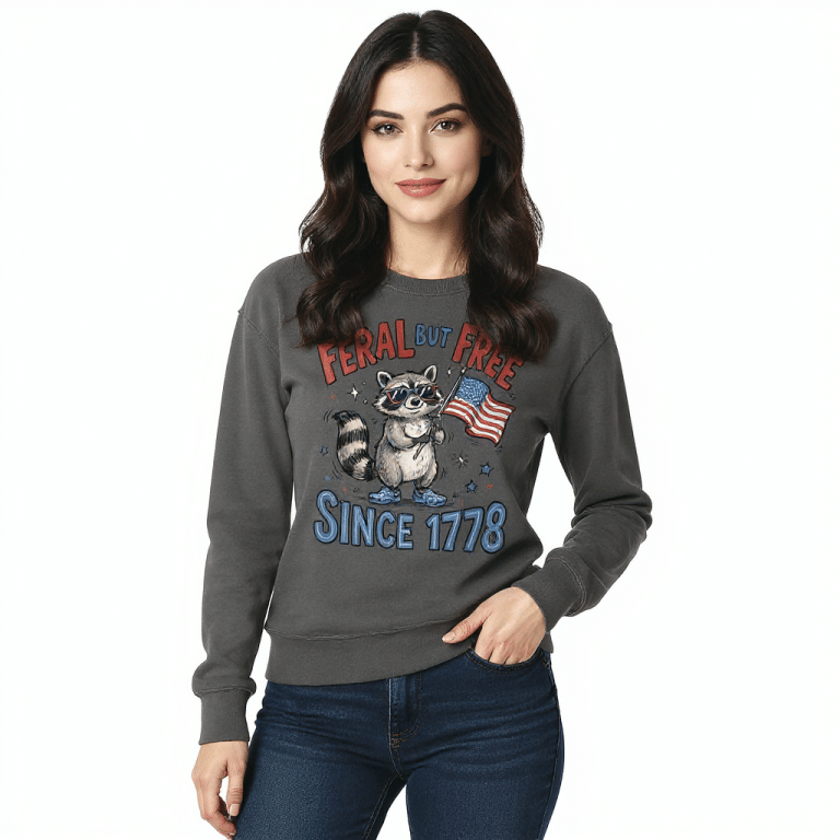 Relaxed fit, garment-dyed, unisex sweatshirt in vintage-washed colors with ribbed cuffs, hems, and collar.