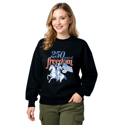 Unisex organic oversized sweatshirt - 250 Years Of Freedom